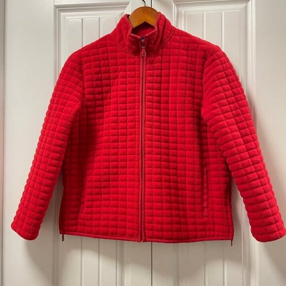 Charter Club Vintage Red Quilted Fleece Jacket – SP - Picture 3 of 9